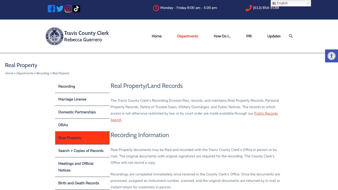 Real Property - Travis County Clerk